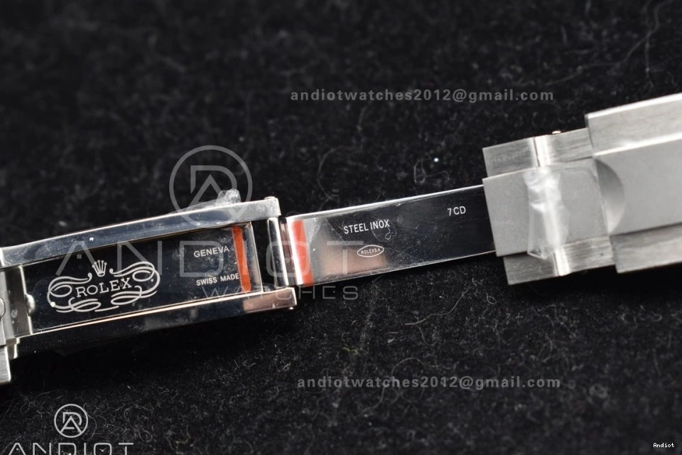 Black Daytona Bracelet A7750 on SS Best White Dial SS ADGF Edition 0405